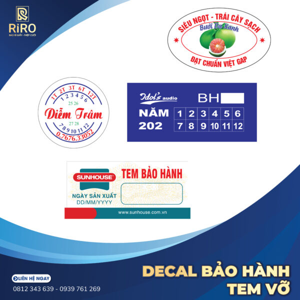 Decal bảo hành/tem vỡ - Ảnh 3