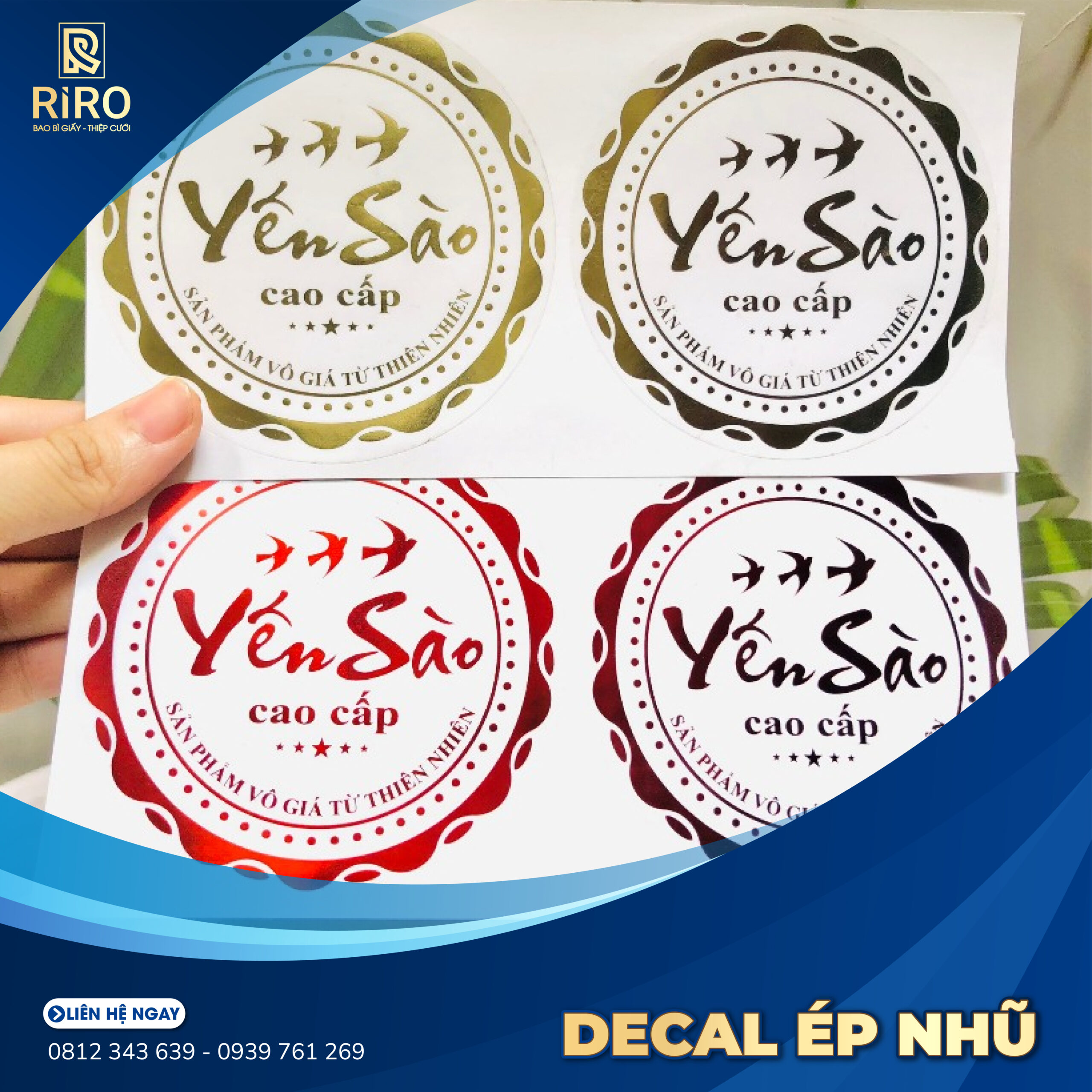 Decal ép nhũ - Hình ảnh 2