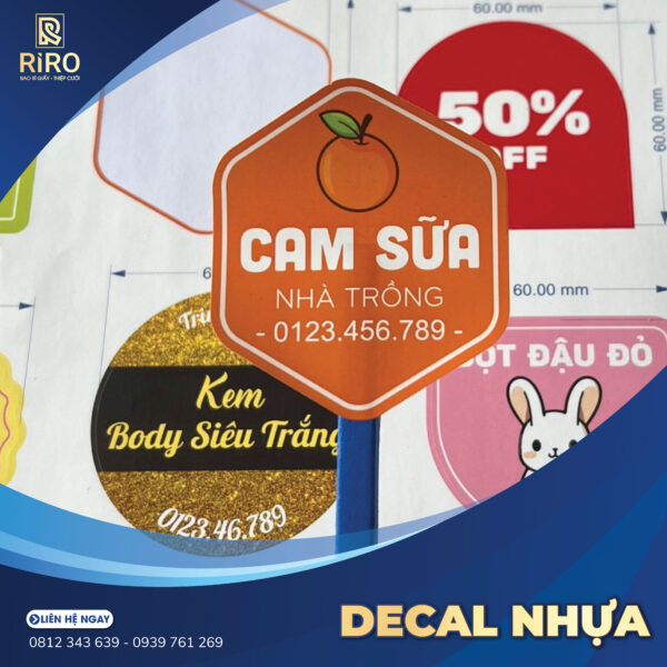 Decal nhựa - Ảnh 4