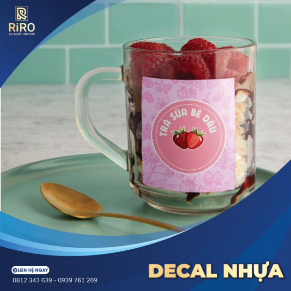 Mẫu giấy Decal nhựa