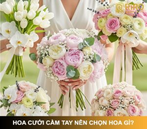 Hoa cưới cầm tay nên chọn hoa gì