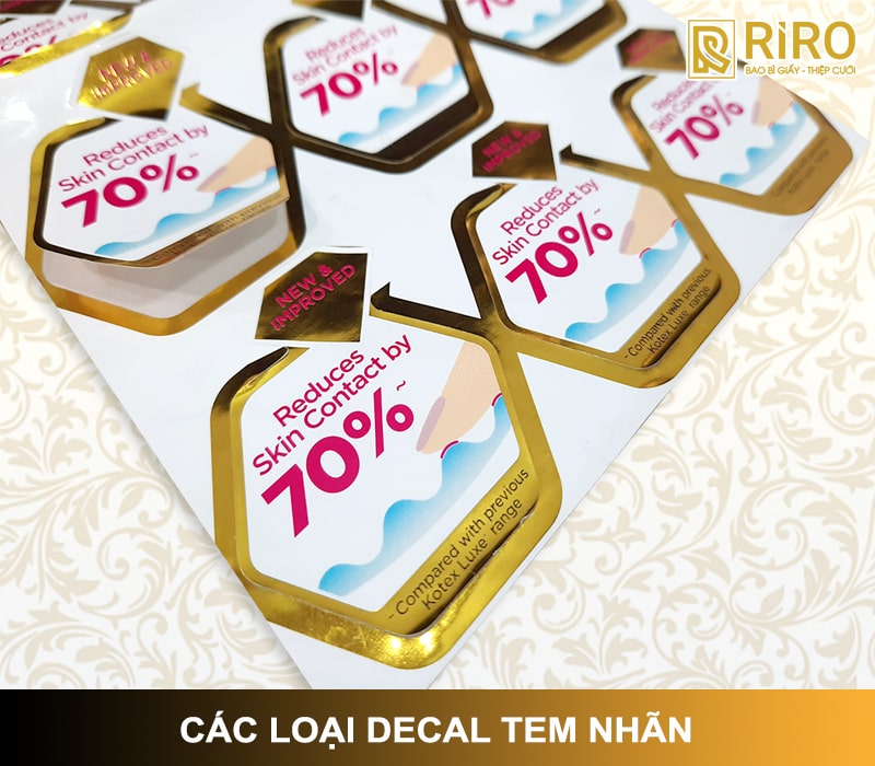 Các loại Decal tem nhãn