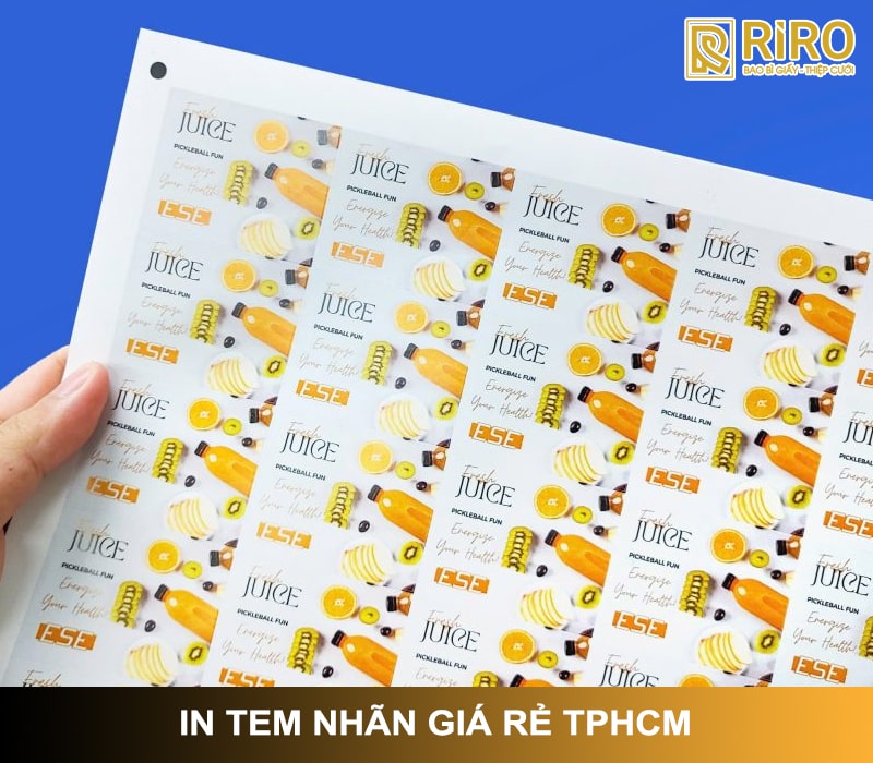 In tem nhãn giá rẻ TPHCM