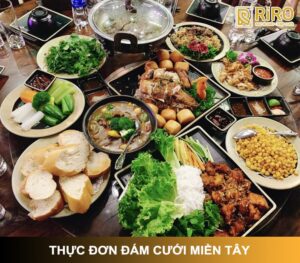 Thực đơn đám cưới miền Tây