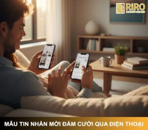 Mẫu tin nhắn mời đám cưới qua điện thoại