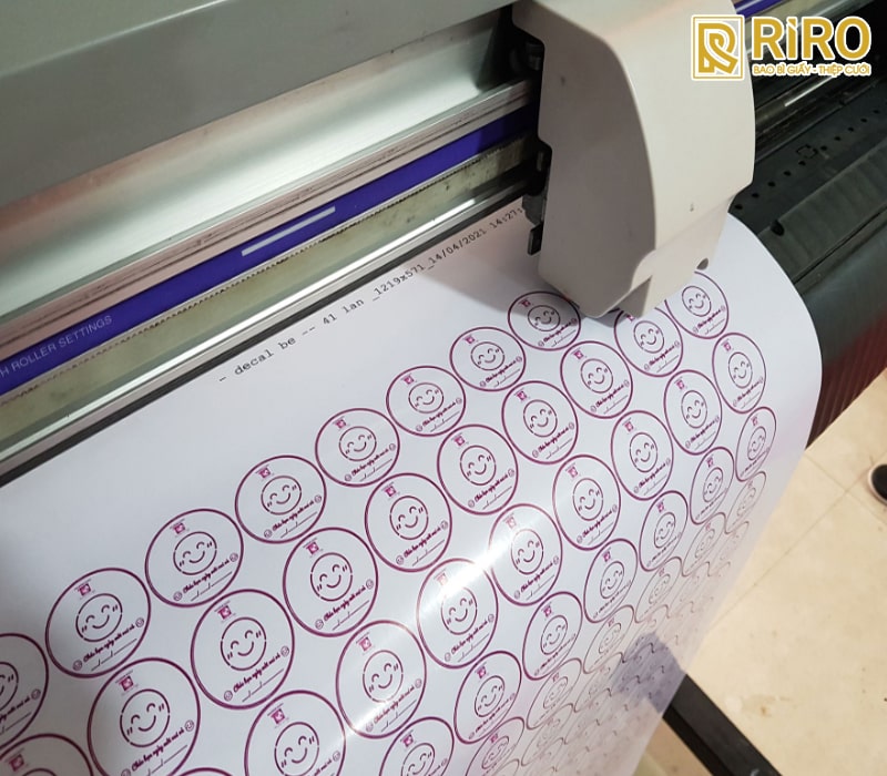 Tiến hành in ấn và gia công cắt bế