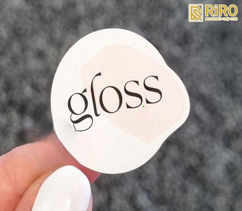Decal giấy Ford: Bề mặt nhám, có thể viết lên được