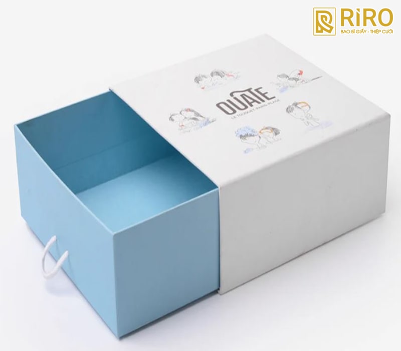 Hộp giấy carton nắp trượt (dùng cho thời trang, quà tặng)