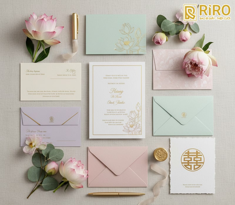 Bảng giá in thiệp cưới quận 8 mới nhất 2025