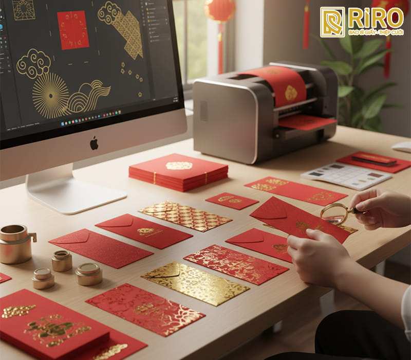 Tại sao nên chọn dịch vụ in bao lì xì tại IN ẤN RIRO?
