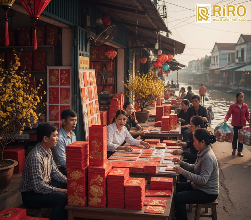 Nhu cầu in bao lì xì tại Đồng Tháp tăng cao vào dịp Tết