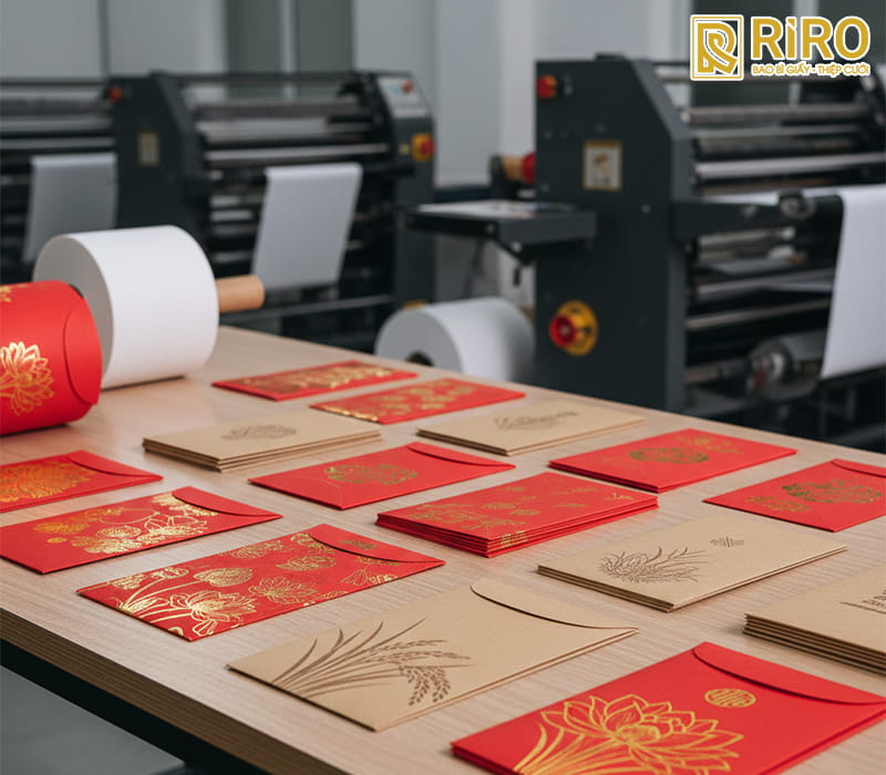 Dịch vụ in bao lì xì chất lượng cao tại IN ẤN RIRO