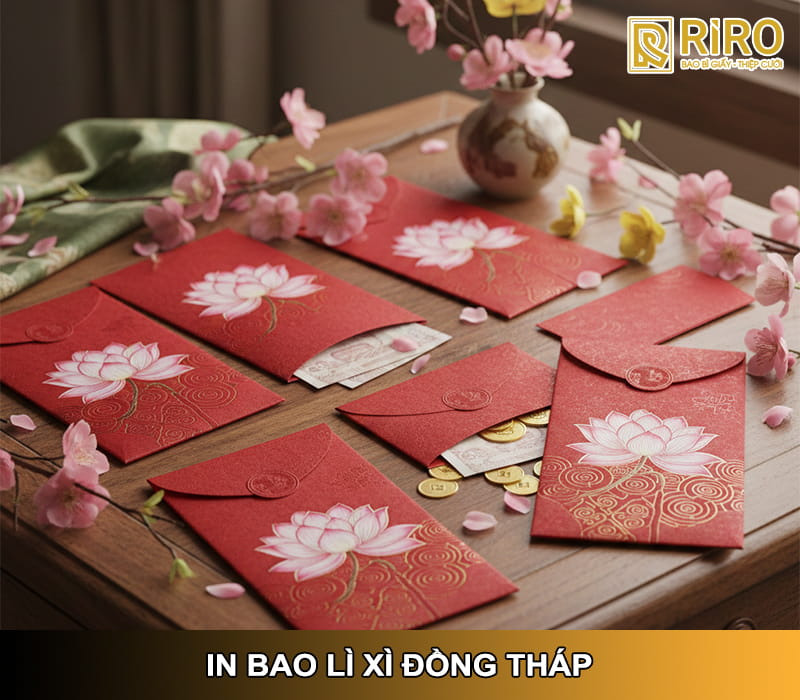 In bao lì xì Đồng Tháp
