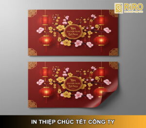 in thiệp chúc tết công ty