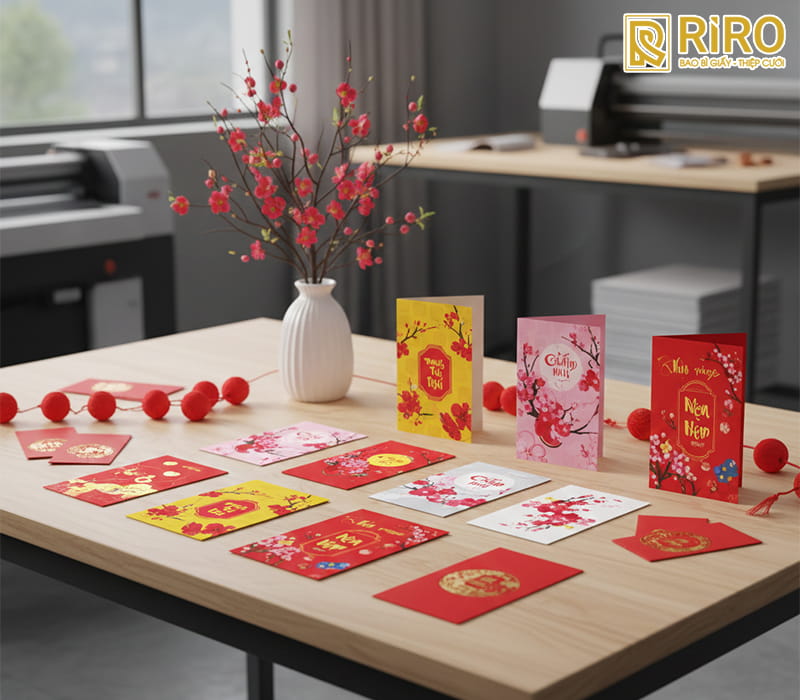 in thiệp Tết Đồng Tháp