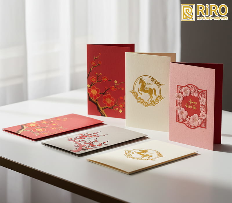 Chất liệu giấy đa dạng từ giấy Couche đến giấy mỹ thuật nhập khẩu