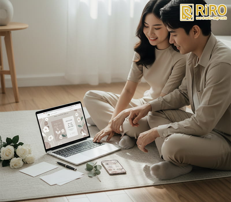 Cách viết STT thông báo đám cưới kèm thiệp mời Online