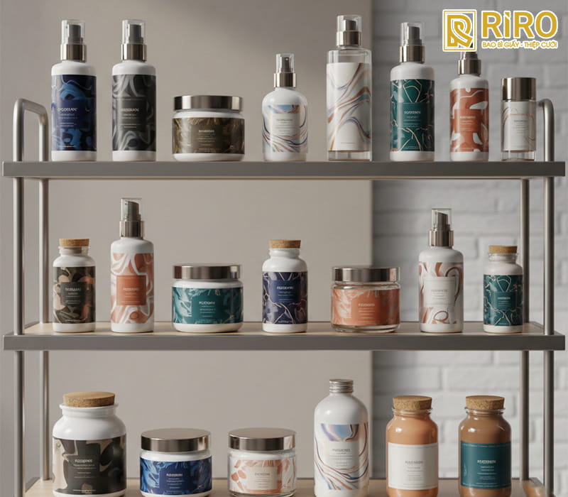 Các loại chất liệu in nhãn mác chai lọ phổ biến tại IN ẤN RIRO