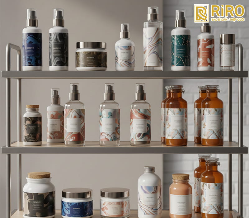 Quy cách và kích thước tiêu chuẩn khi in tem nhãn dán chai lọ