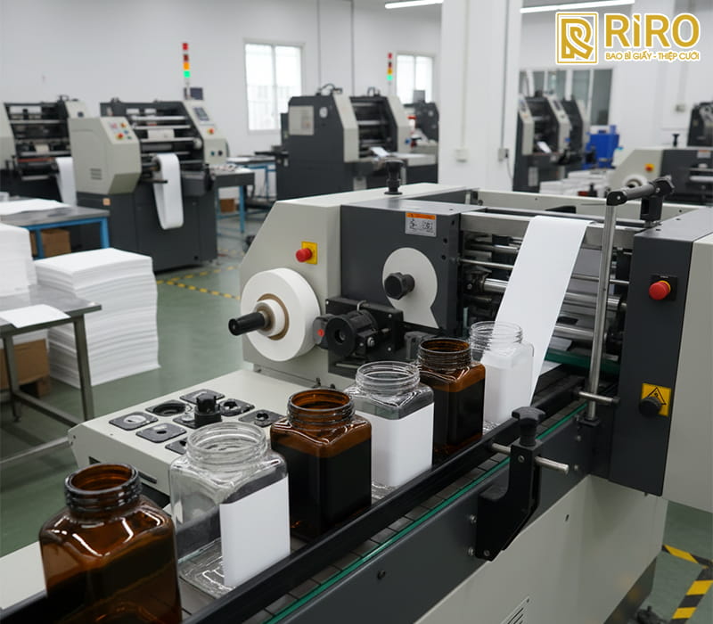 IN ẤN RIRO – Xưởng in nhãn mác chai lọ uy tín, giá rẻ tại Đồng Tháp