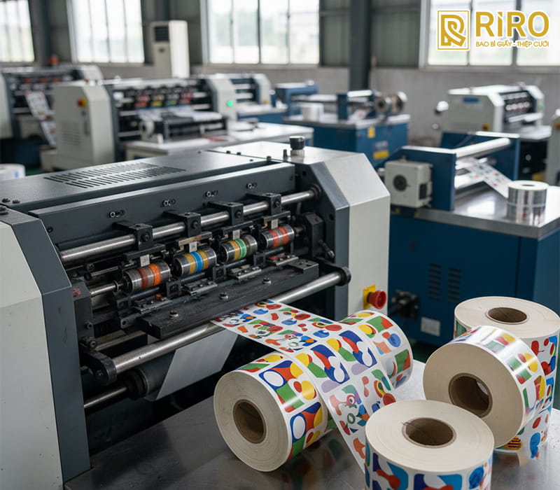 Công nghệ in Flexo hiện đại tại xưởng IN ẤN RIRO
