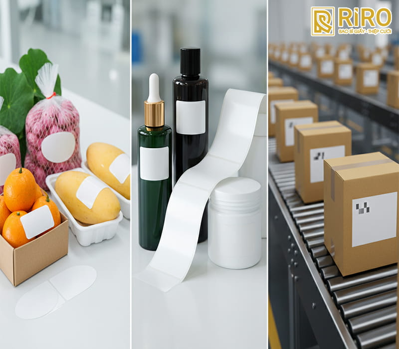 Ứng dụng thực tế của tem decal cuộn trong sản xuất kinh doanh