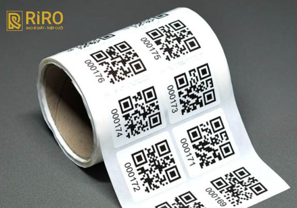 tem barcode 2d hai chiều