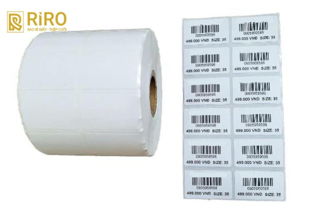 tem barcode giấy