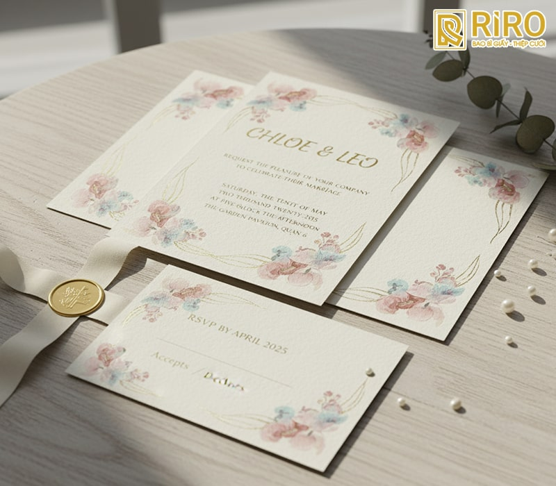 cách ghi thiệp cưới