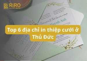 In thiệp cưới Thủ Đức