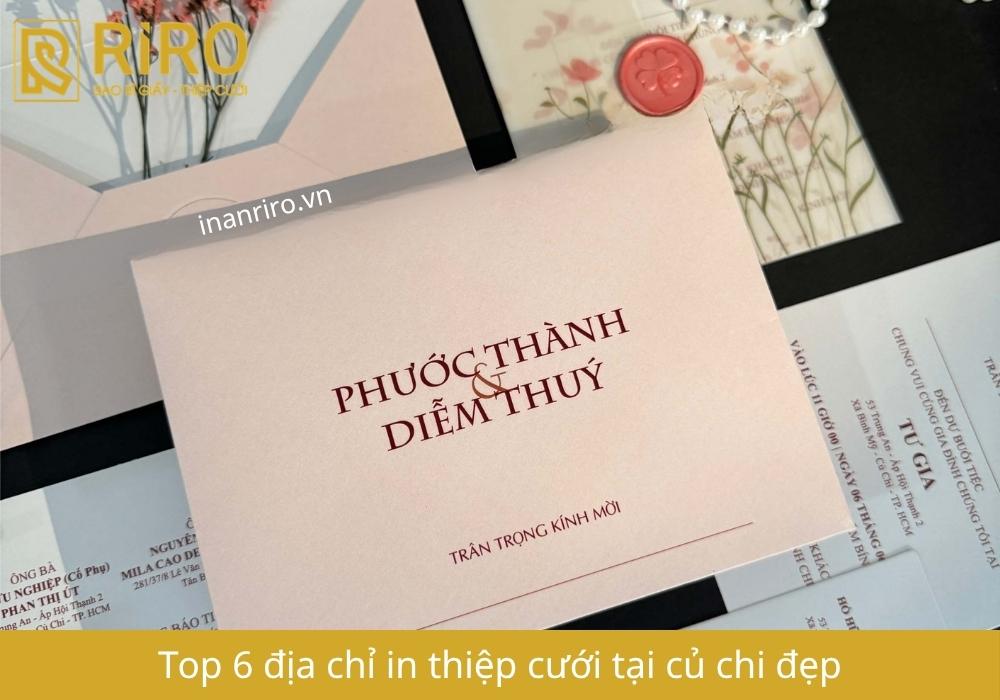 6 địa chỉ in thiệp cưới củ chi