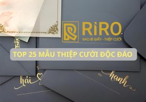 Mẫu Thiệp Cưới Độc Đáo