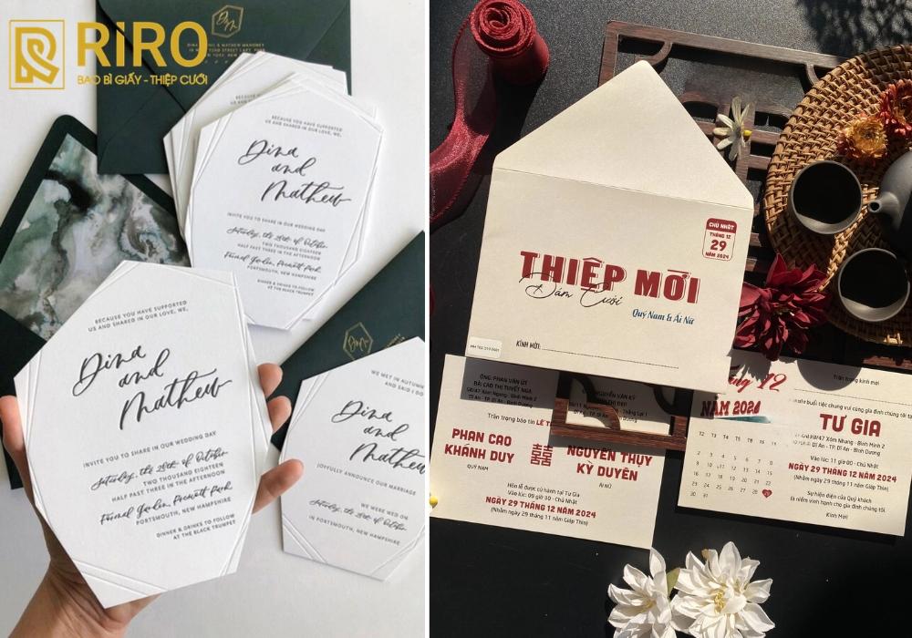 Mẫu thiệp cưới Tân Bình cá nhân hóa