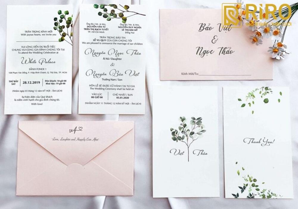 Mẫu thiệp cưới đơn giản, sang trọng (2)