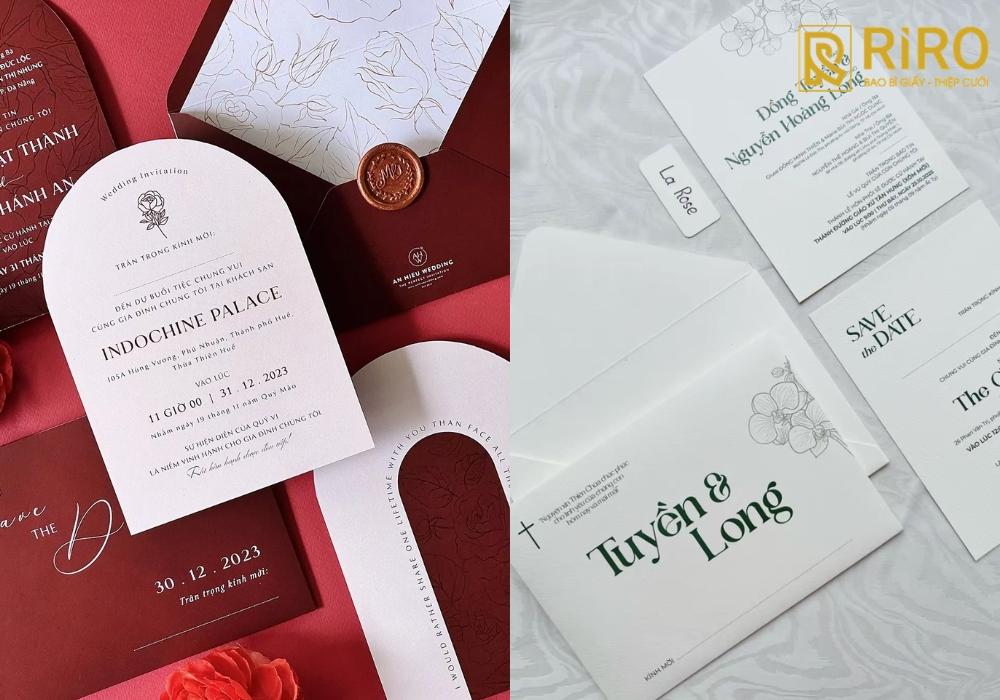 Những lỗi cần lưu ý khi tự in thiệp cưới