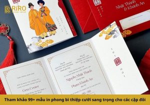 Tham khảo 99+ mẫu in phong bì thiệp cưới sang trọng cho các cặp đôi