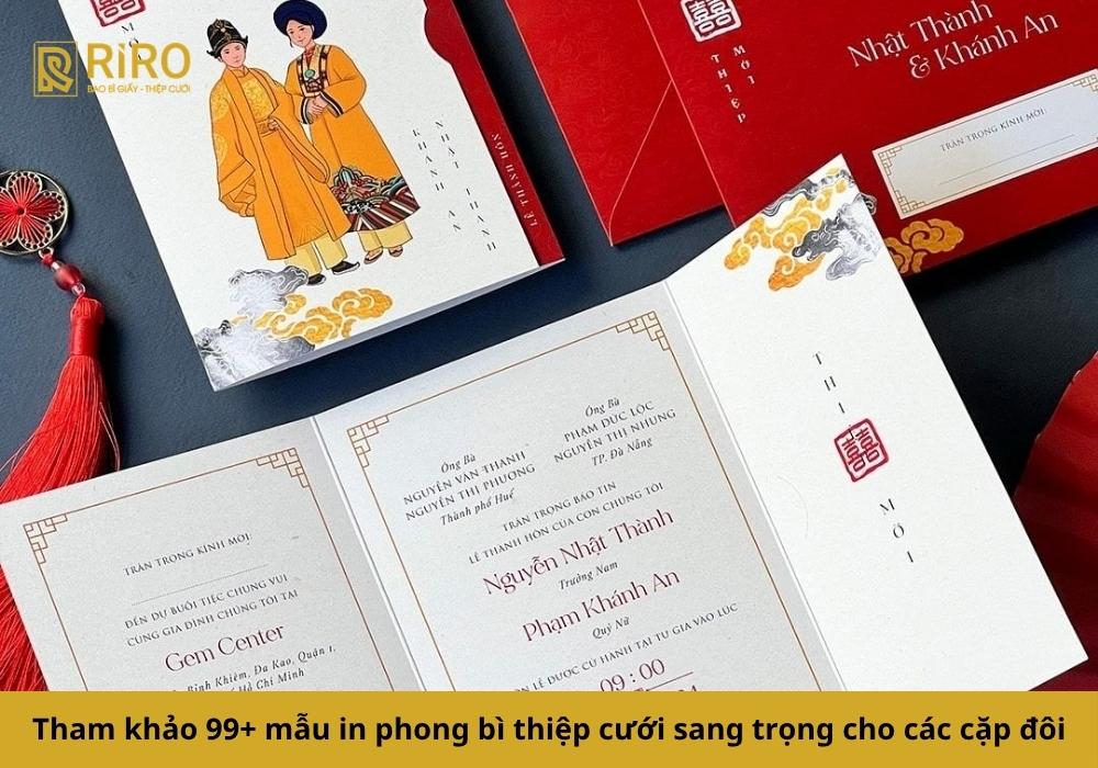 Tham khảo 99+ mẫu in phong bì thiệp cưới sang trọng cho các cặp đôi