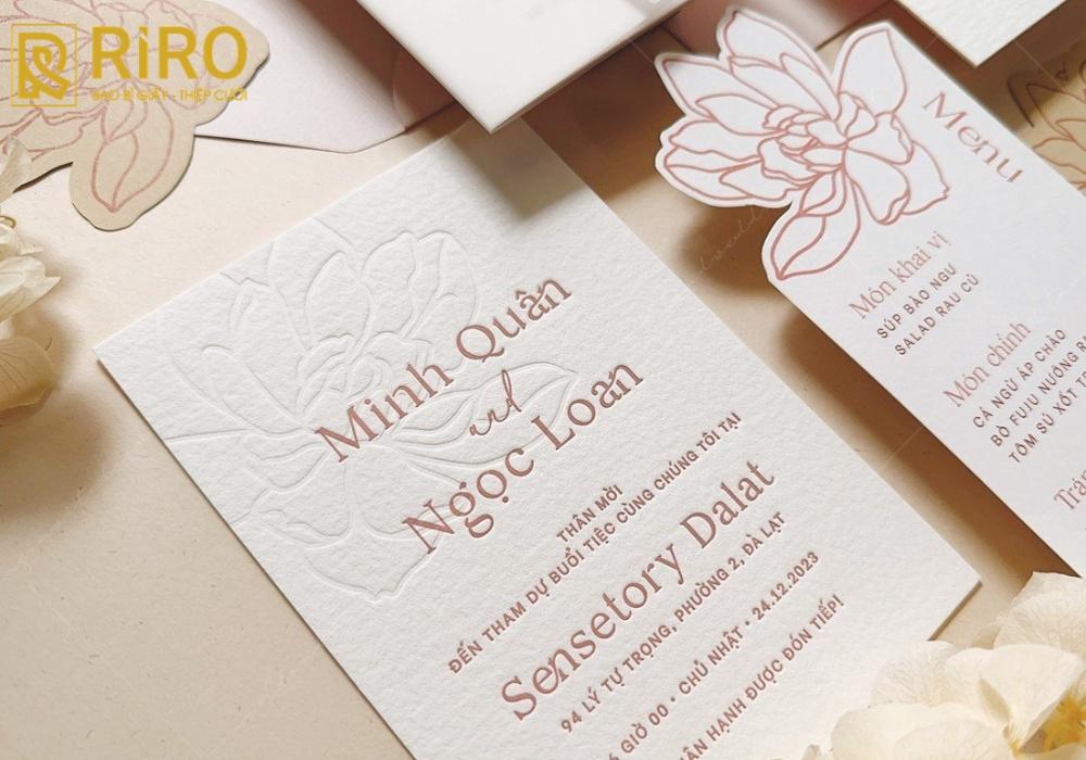 Thiệp cưới Tân Bình Cloud Wedding Invitation