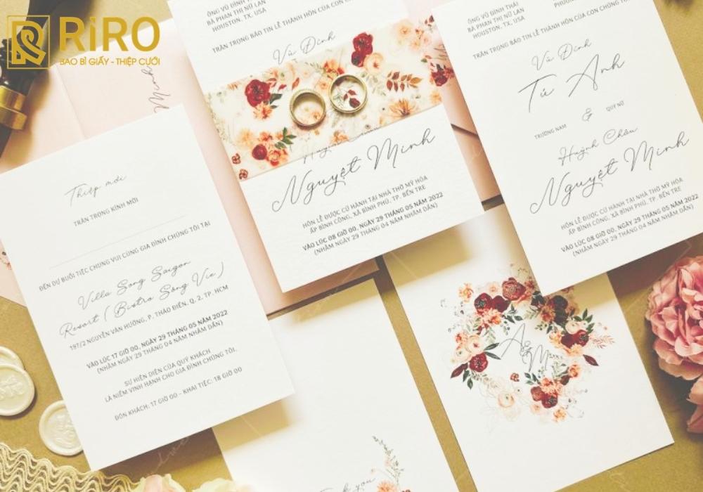 Thiệp cưới Tân Bình Saigon Wedding Paper