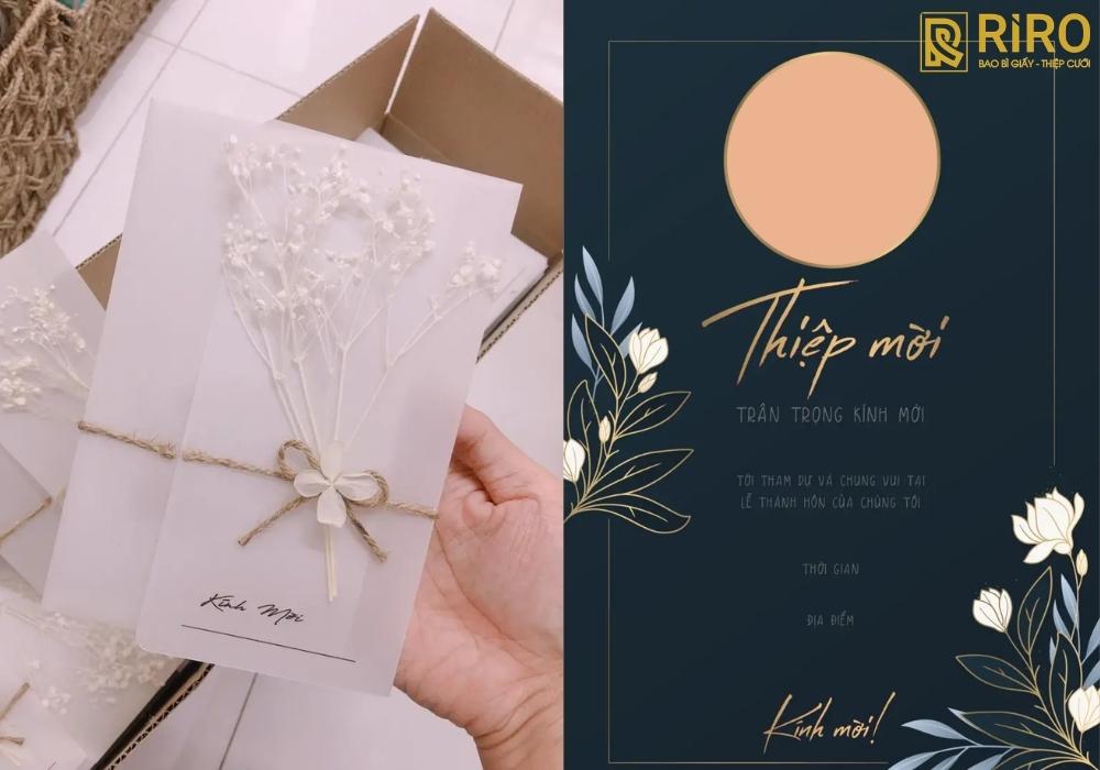Thiệp cưới chưa in tên là gì