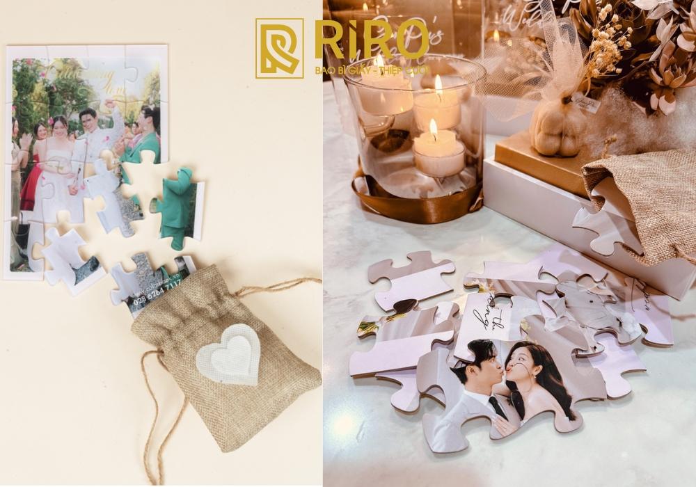 Thiệp ghép hình puzzle