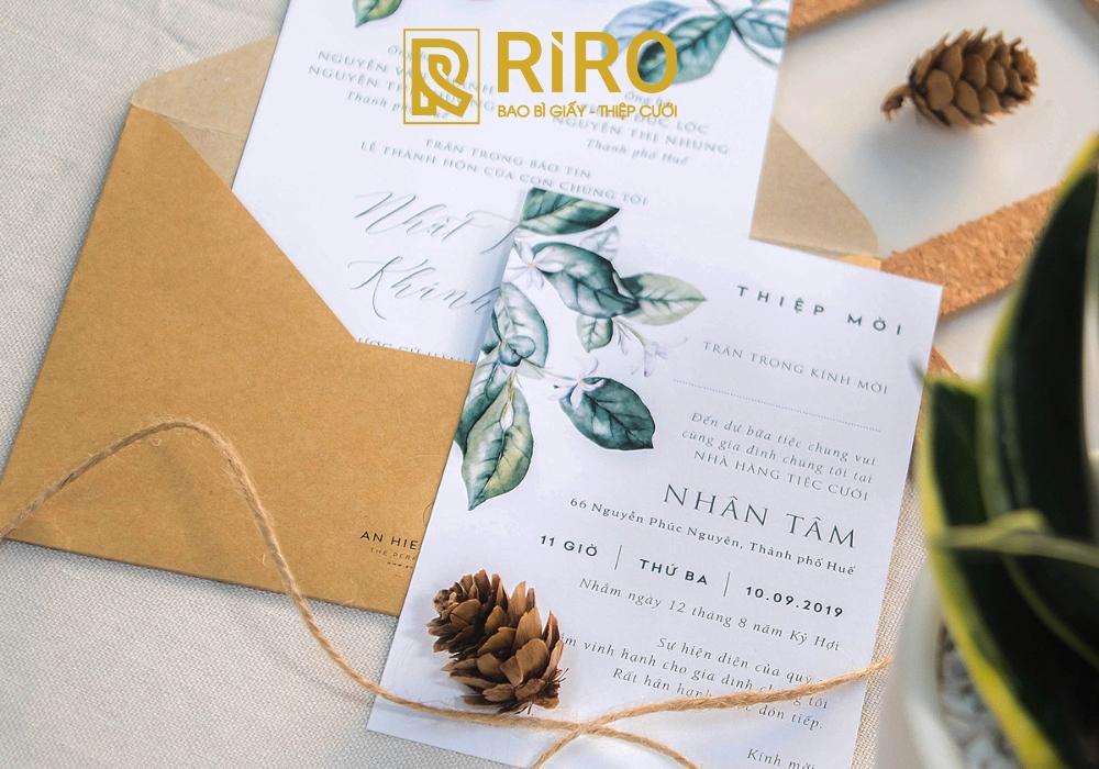 Thiệp rustic bằng giấy kraft (2)