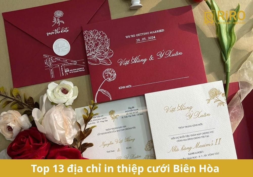 Top 13 địa chỉ in thiệp cưới biên hòa